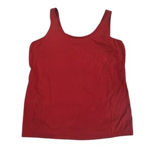 Maurices Women’s Basic Scoop Neck Tank Top Red‎ Size 1X